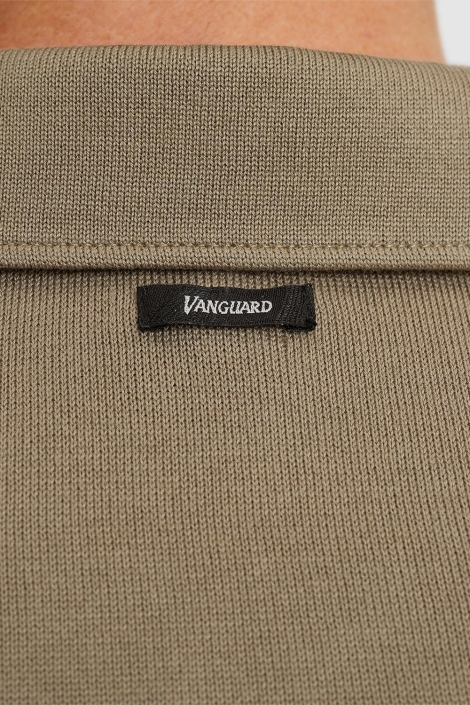 Vanguard long sleeve polo cotton modal